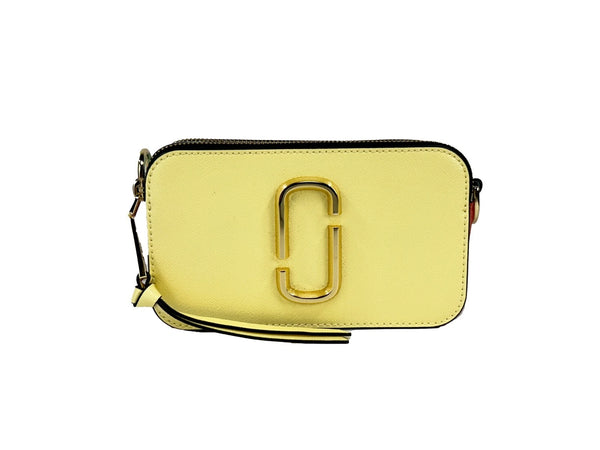 Marc Jacobs Leather crossbody bag in yellow