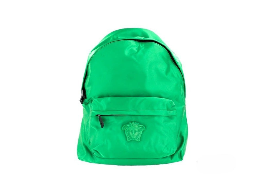 Versace Nylon backpack in green
