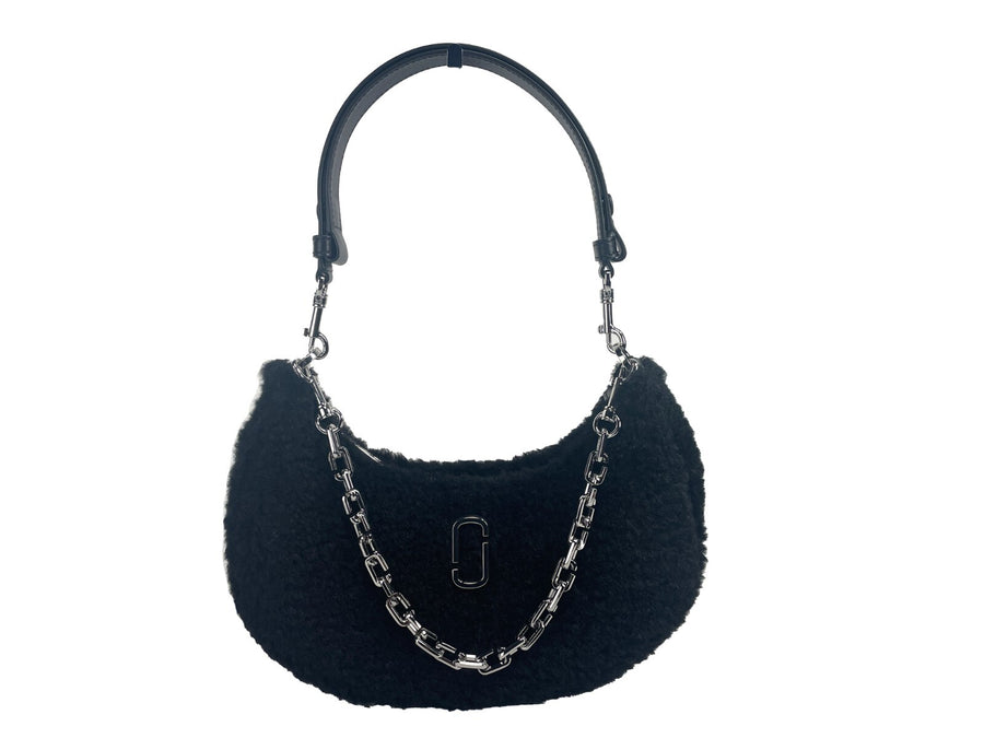 Marc Jacobs Faux Fur shoulder bag in black