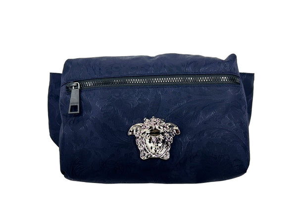 Versace Nylon belt bag in navy