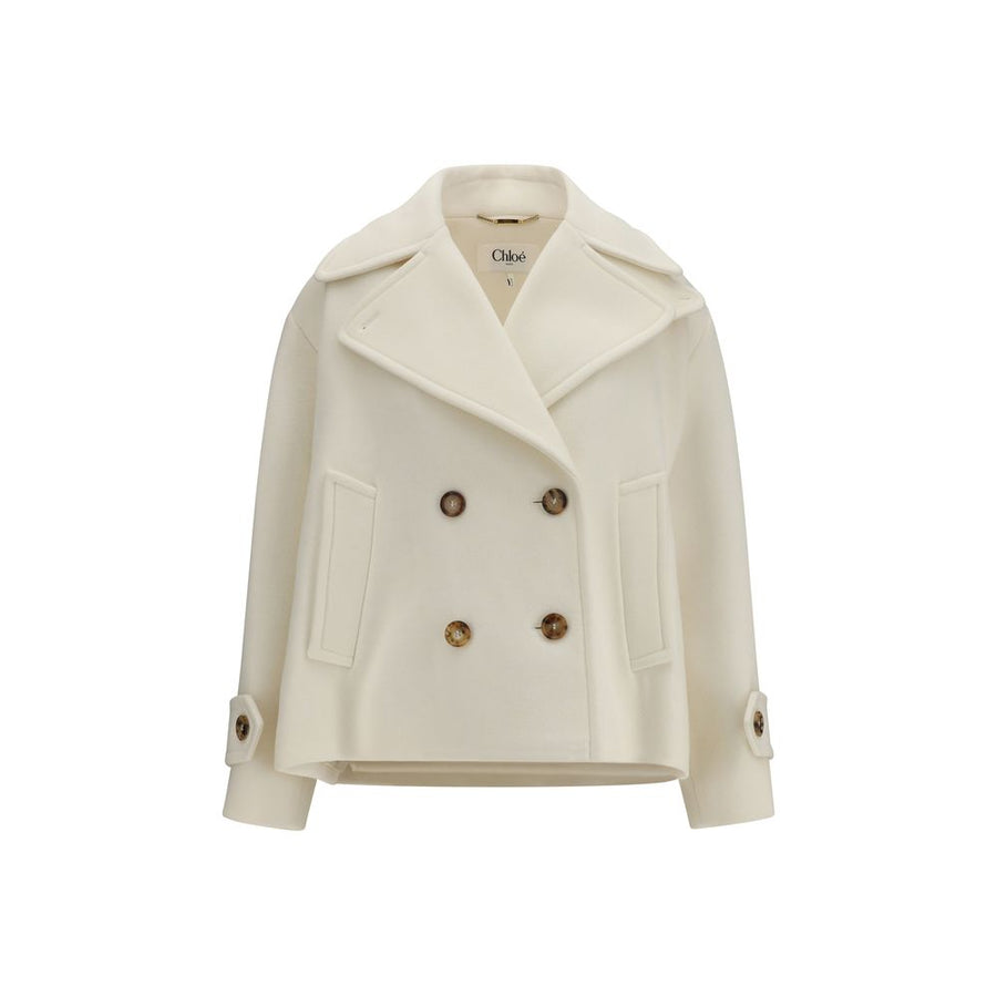 White Wool Oves Aries Coat Clothing