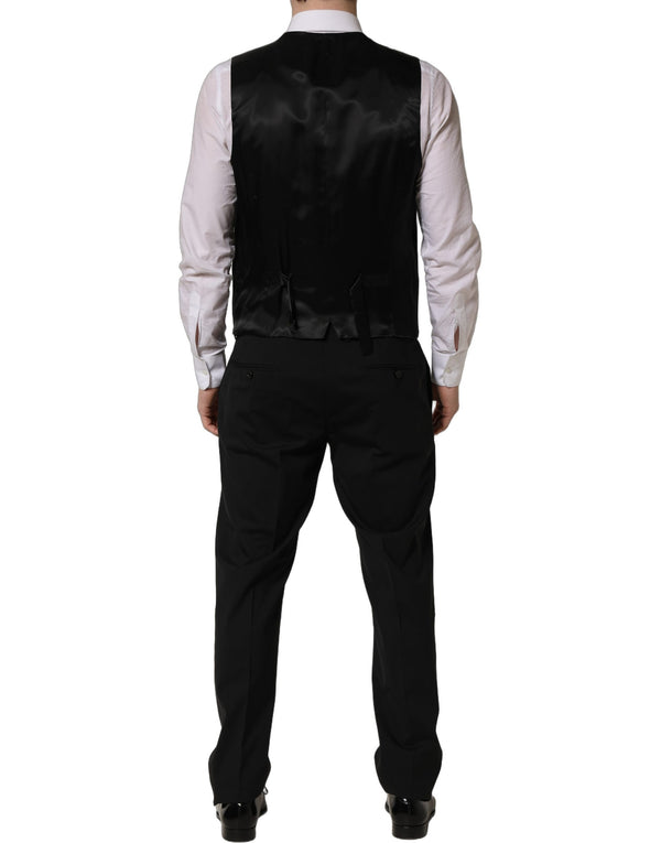 Dolce & Gabbana 98% Virgin Wool 2% Elastane; Lining: 100% Viscose pant suit in black