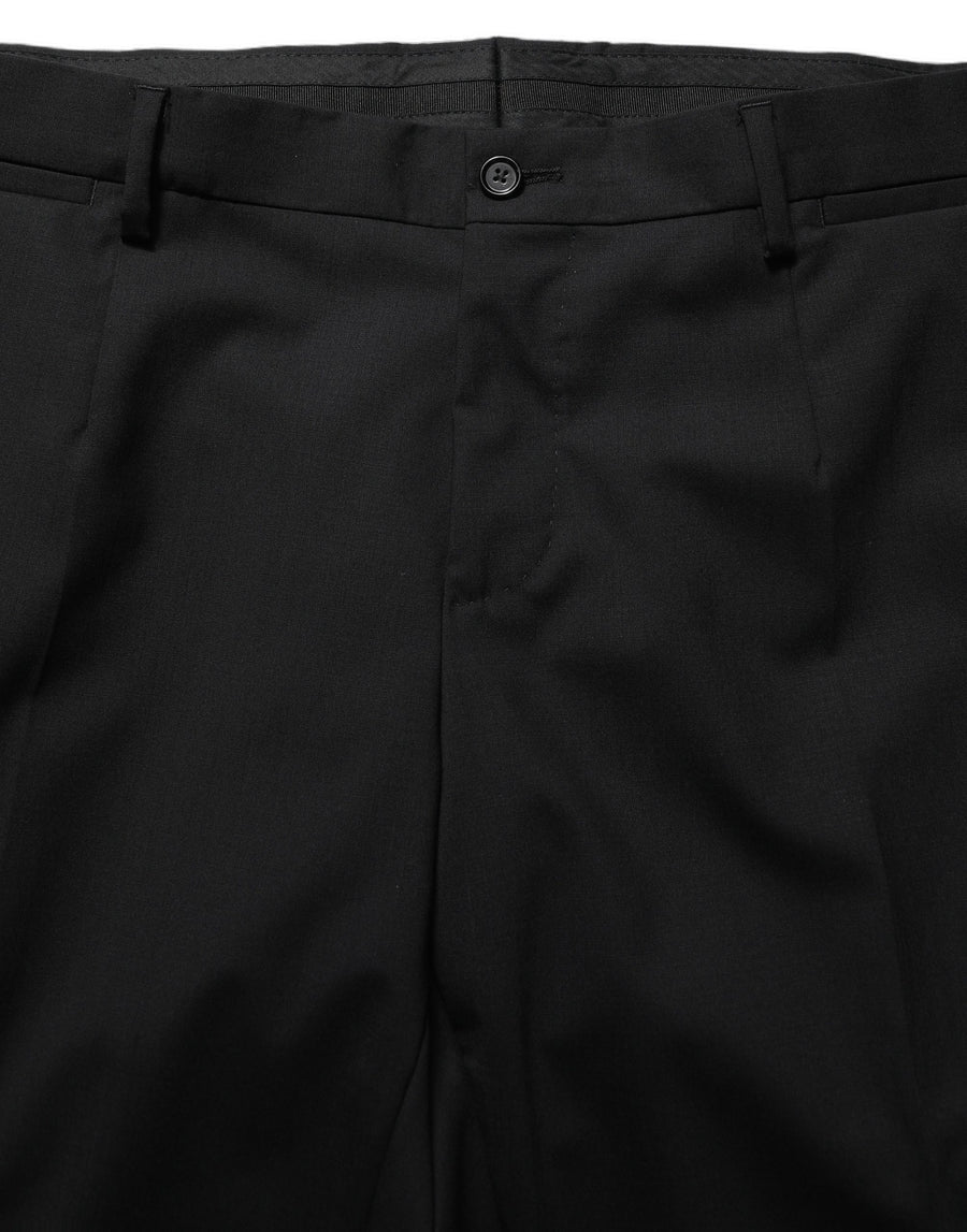 Dolce & Gabbana 98% Virgin Wool pant suit in black