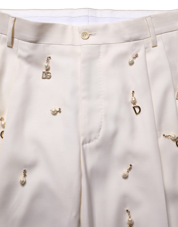 Dolce & Gabbana 100% Virgin Wool suit in white