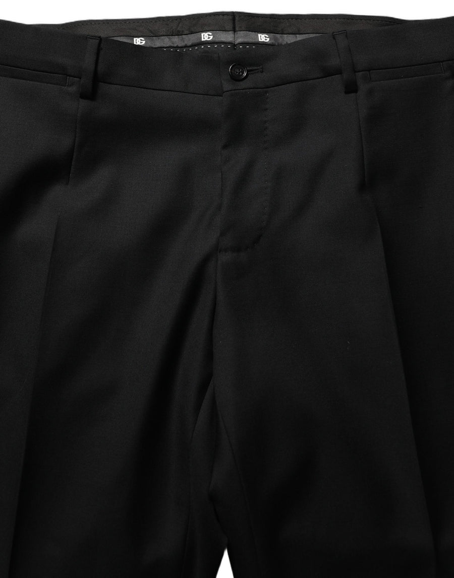 Dolce & Gabbana 90% Virgin Wool pant suit in black
