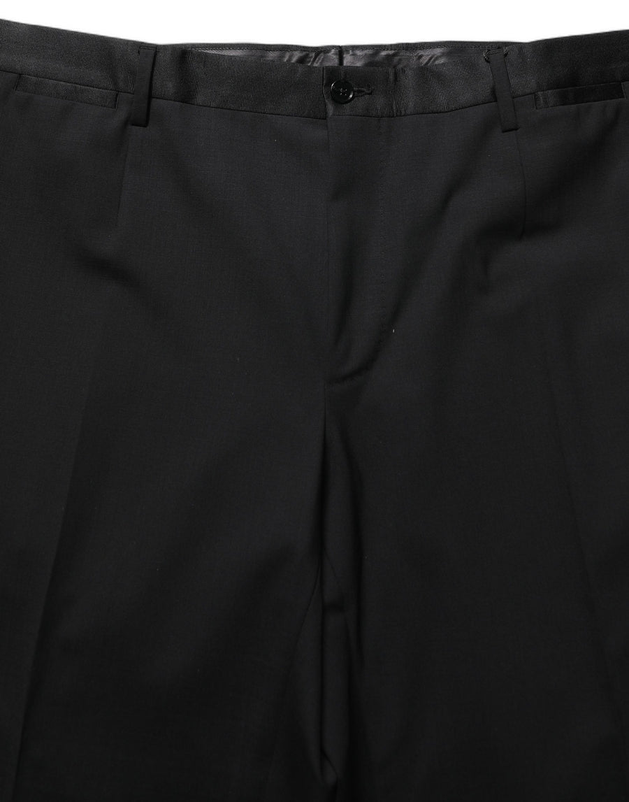 Dolce & Gabbana 87% Virgin Wool trousers in black