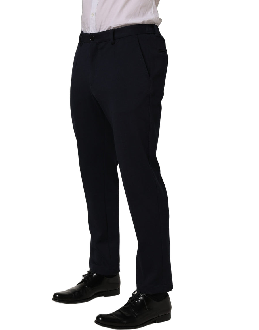 Dolce & Gabbana 100% Cotton trousers in black