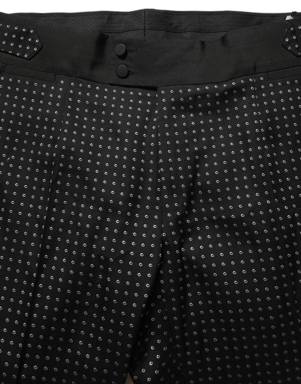 Dolce & Gabbana 50% Cotton trousers in black