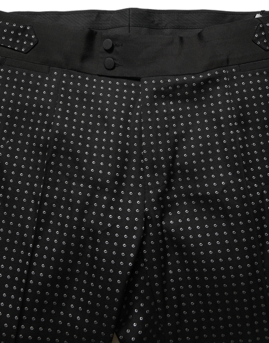 Dolce & Gabbana 50% Cotton trousers in black