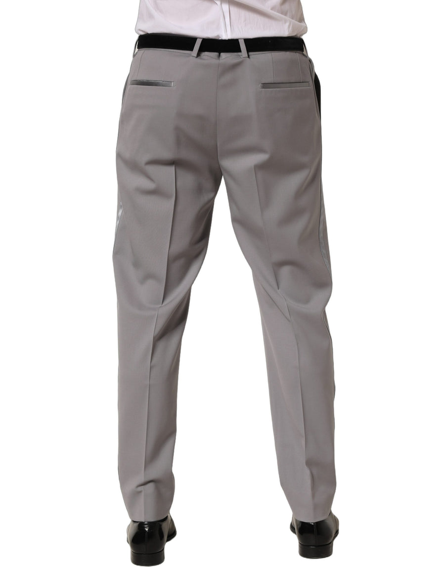 Dolce & Gabbana 77% Virgin Wool trousers in gray