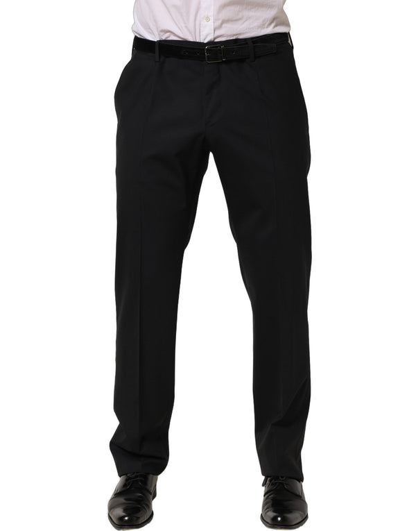 Dolce & Gabbana 97% Virgin Wool trousers in black