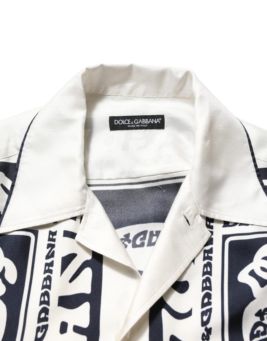 Dolce & Gabbana 100% Silk shirt in multicolor