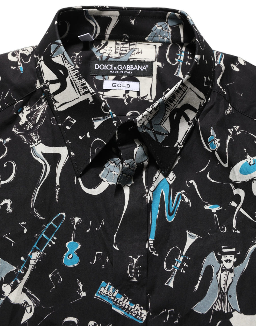 Dolce & Gabbana 100% Cotton shirt in black