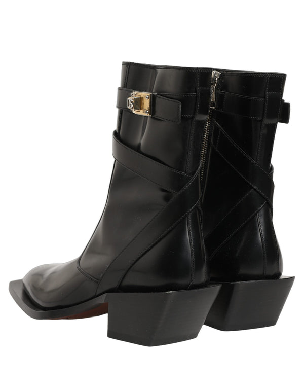 Dolce & Gabbana Leather boot in black