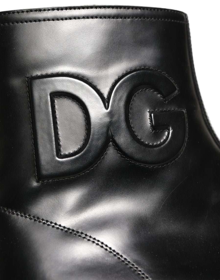 Dolce & Gabbana Leather boot in black