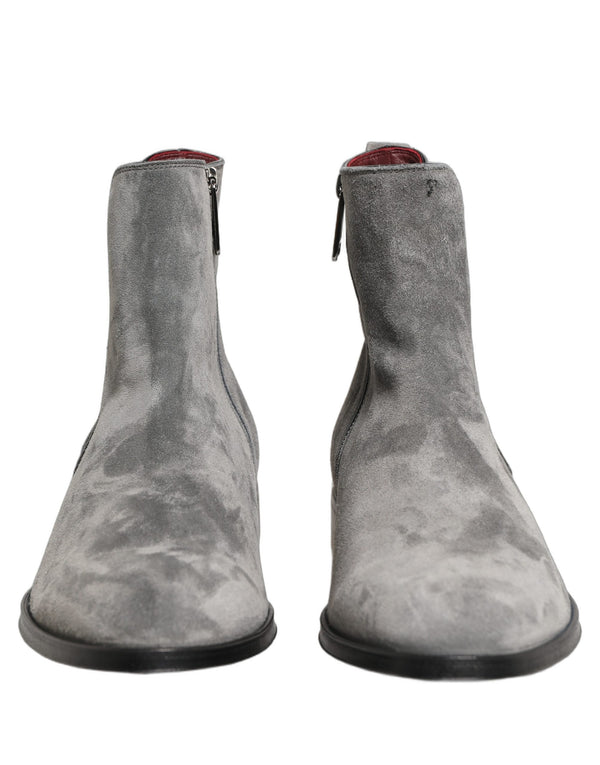 Dolce & Gabbana 80% Calf Leather boot in gray