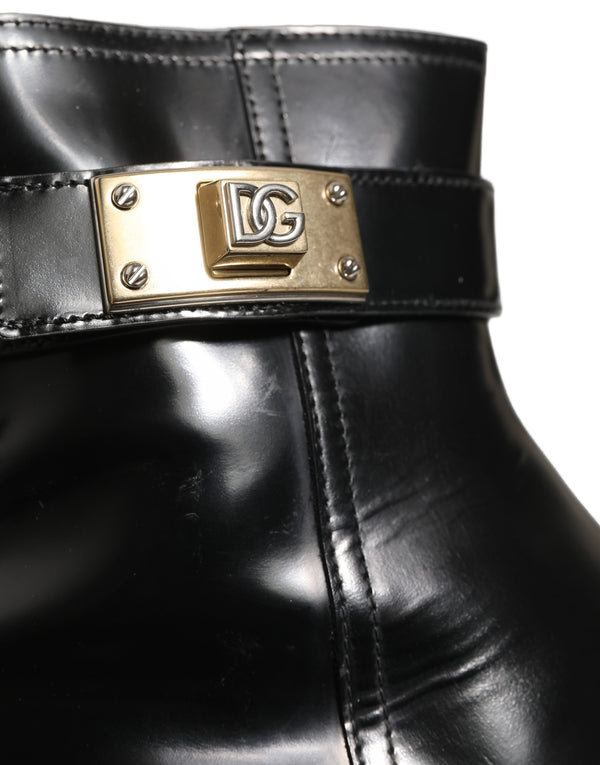 Dolce & Gabbana Leather boot in black