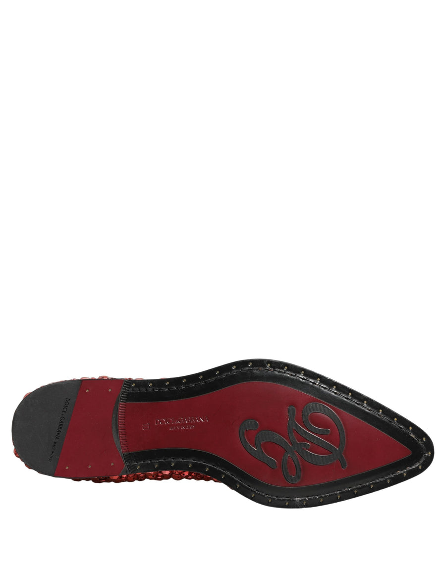 Dolce & Gabbana Leather boot in red