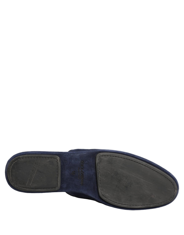 Dolce & Gabbana 100% Capra (Suede) slipper in blue