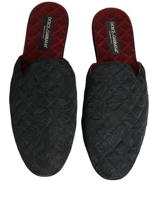 Dolce & Gabbana 100% Capra (Suede) slipper in black
