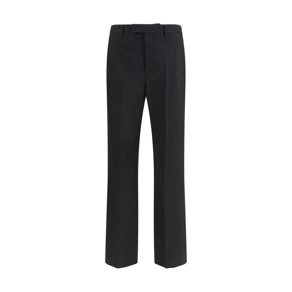 Valentino 100% Merino Wool Ovis Aries trousers in black