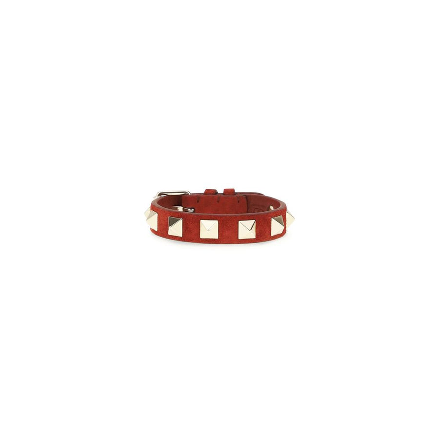 Valentino Garavani 100% Calf Leather Bos Taurus belt in red