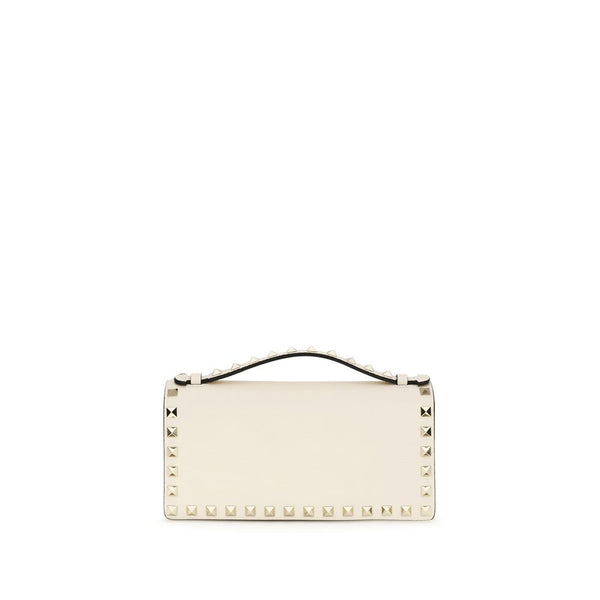 Valentino Garavani 100% Calf Leather Bos Taurus wallet in beige