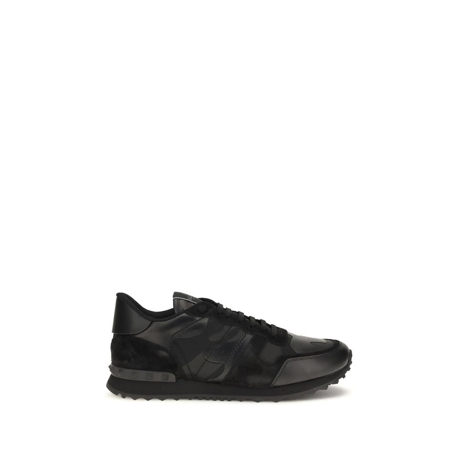 Valentino Garavani 50% Calf Leather Bos Taurus sneaker in black