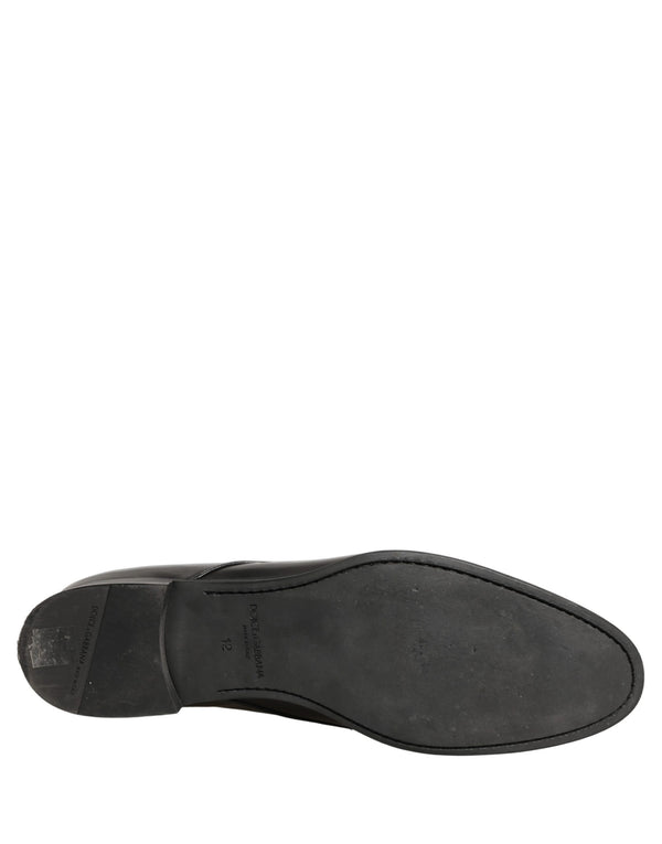 Dolce & Gabbana 100% Calf Leather derby shoe in black