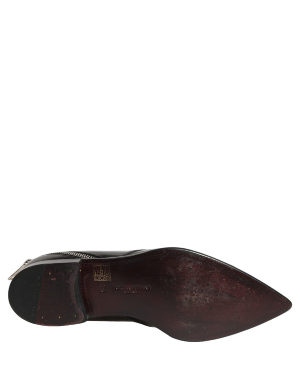 Dolce & Gabbana 100% Calf Leather derby shoe in black