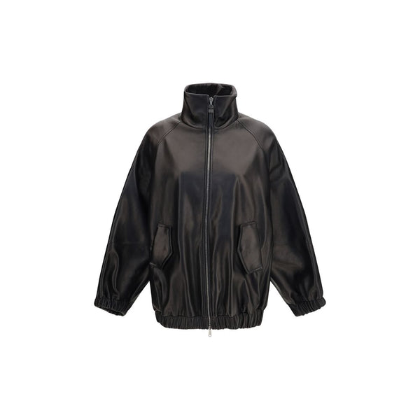 Brunello Cucinelli 100% Lamb Leather jacket in black