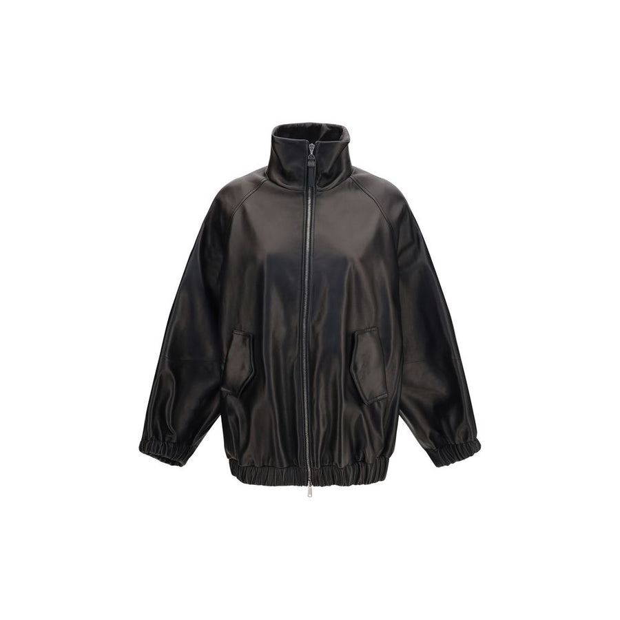 Brunello Cucinelli 100% Lamb Leather jacket in black