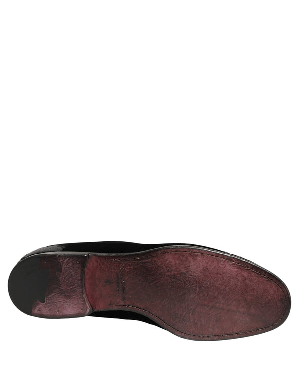 Dolce & Gabbana 23% Cotton 77% Viscose loafer in black
