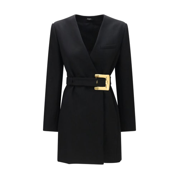 Balmain 100% Merino Wool blazer in black