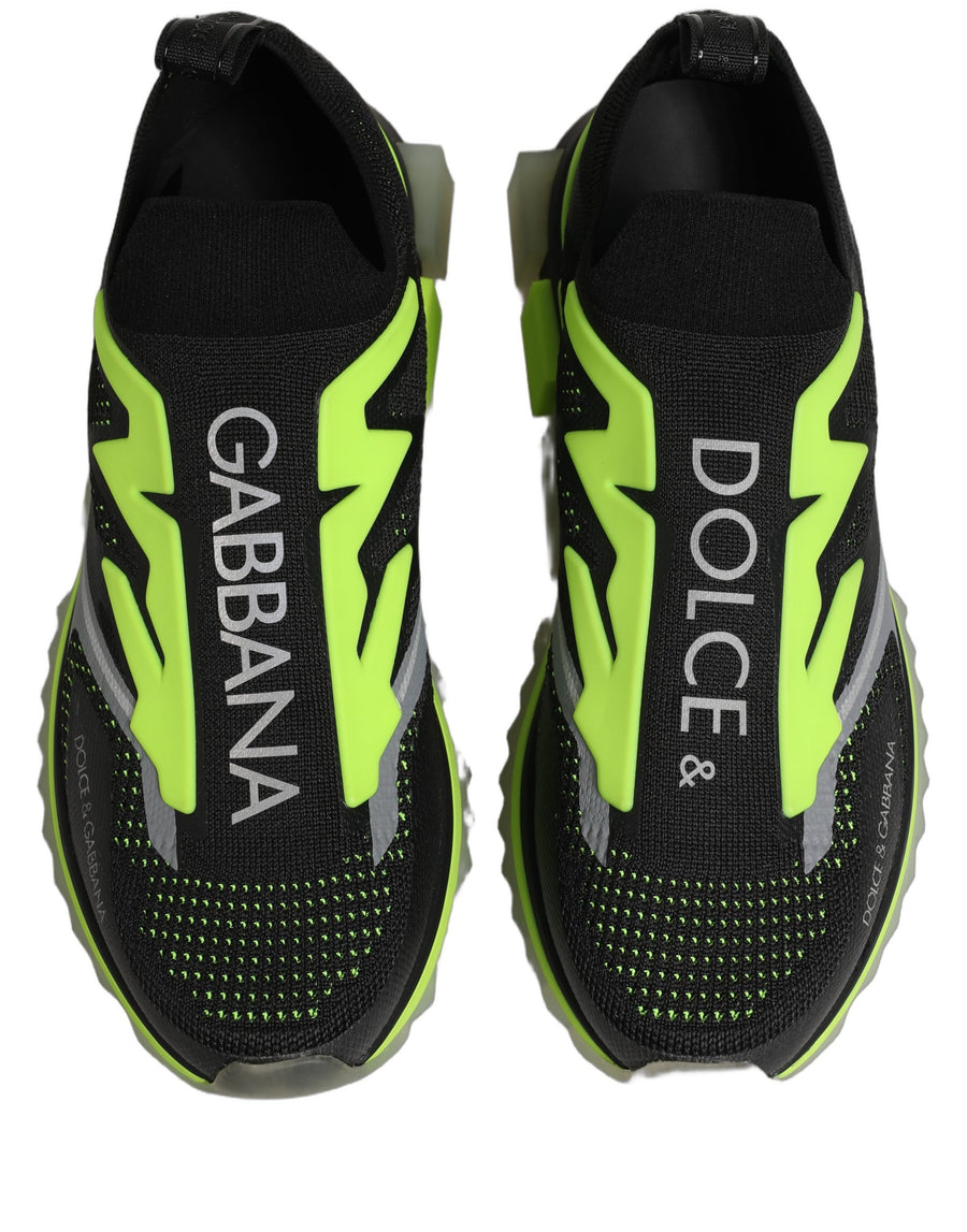 Dolce & Gabbana 90% Polyester 10% Viscose sneaker in black