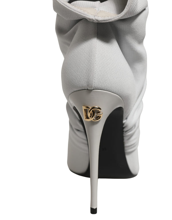Dolce & Gabbana 68% Viscose heel in gray