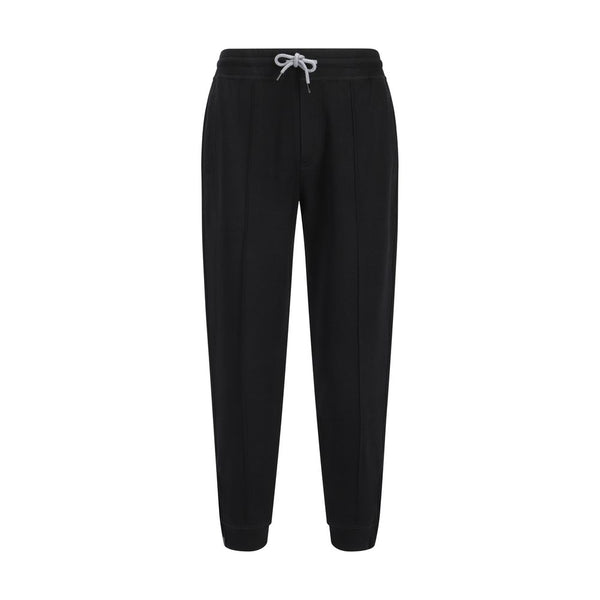 Brunello Cucinelli 64% Cotton joggers in black