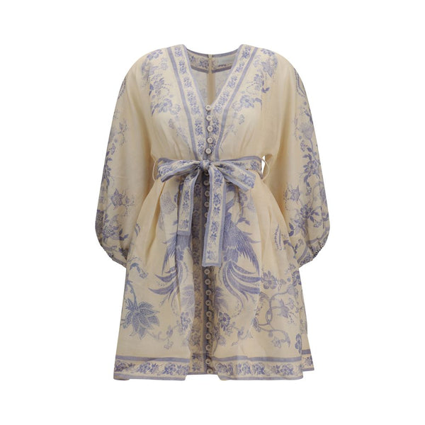 Zimmermann 100% Linen tunic dress in beige