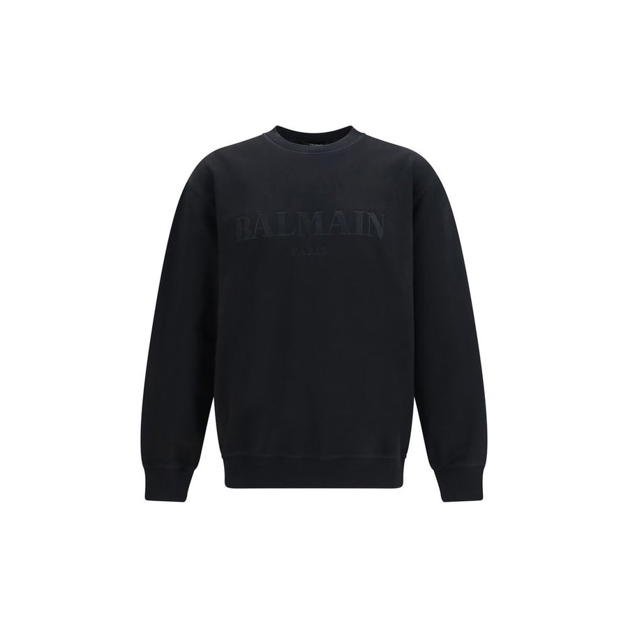 Balmain 100% Cotton sweatshirt in black