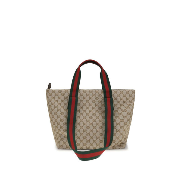 Gucci 52% Polyester tote bag in beige