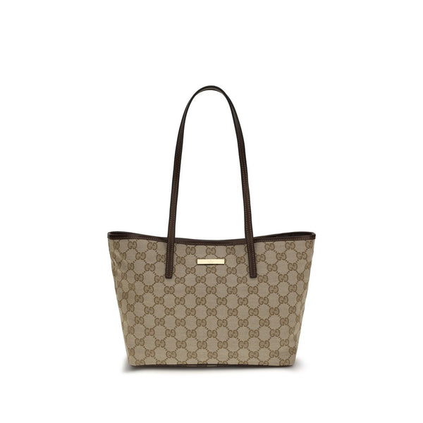 Gucci 52% Polyester tote bag in beige