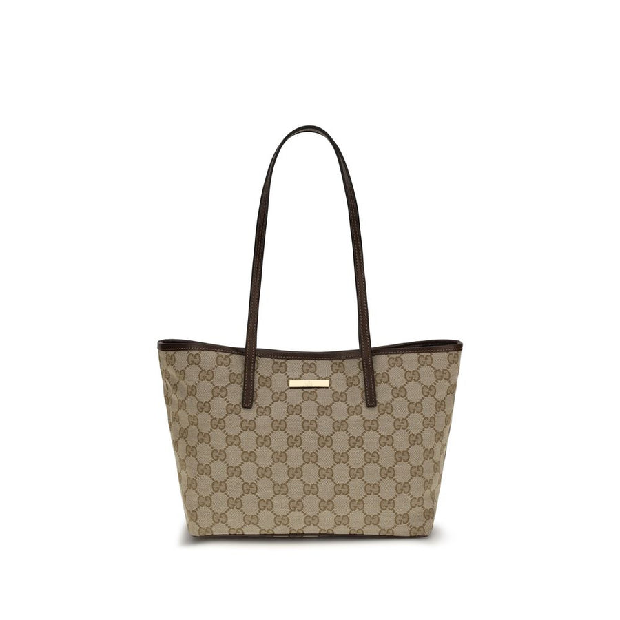 Gucci 52% Polyester tote bag in beige