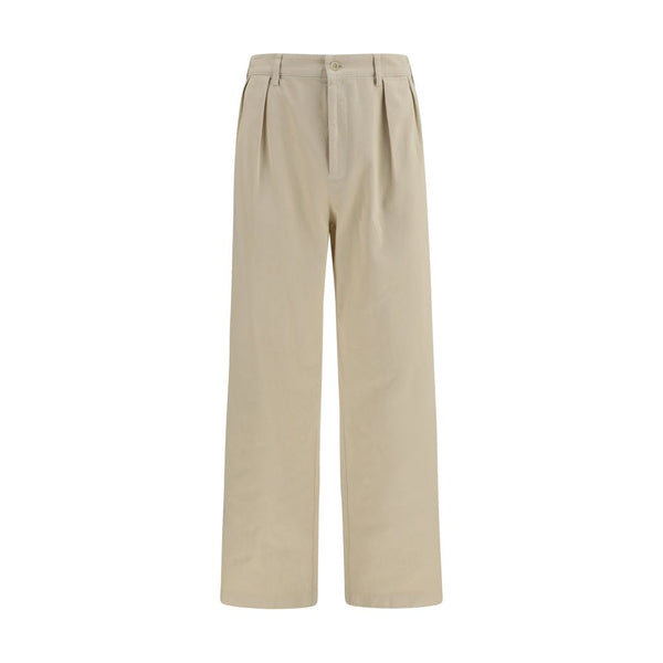 Prada 100% Cotton trousers in beige