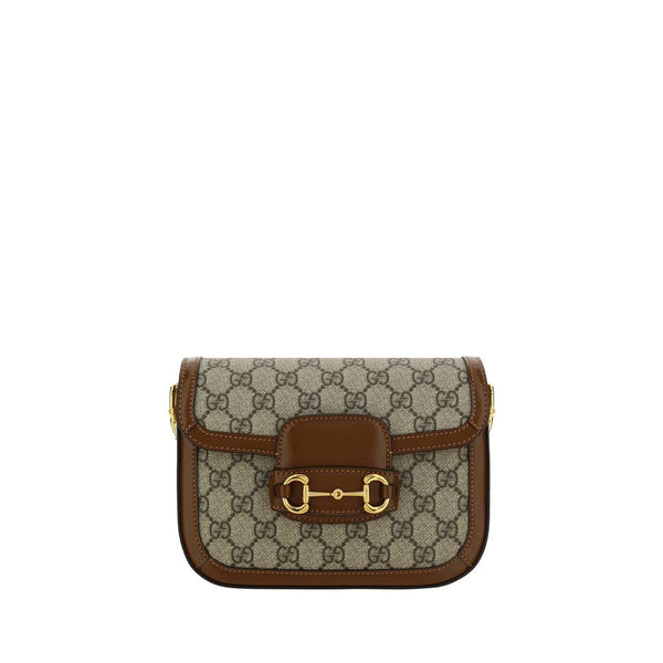 Gucci 60% Polyurethane shoulder bag in brown