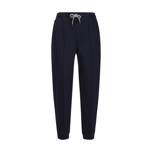 Brunello Cucinelli 64% Cotton 26% Polyamide 4% Silk 6% Cashmere joggers in navy