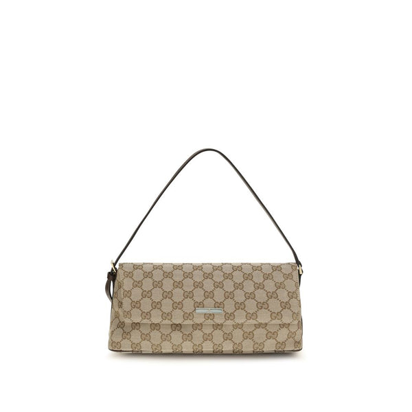 Gucci 52% Polyester shoulder bag in brown