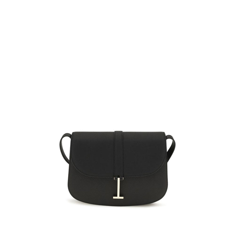Tom Ford 100% Calf Leather Bos Taurus shoulder bag in black