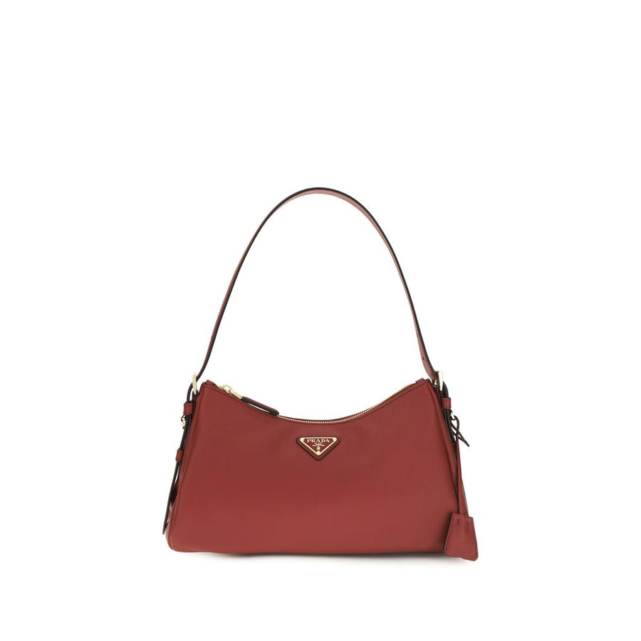 Prada 100% Calf Leather Bos Taurus shoulder bag in red