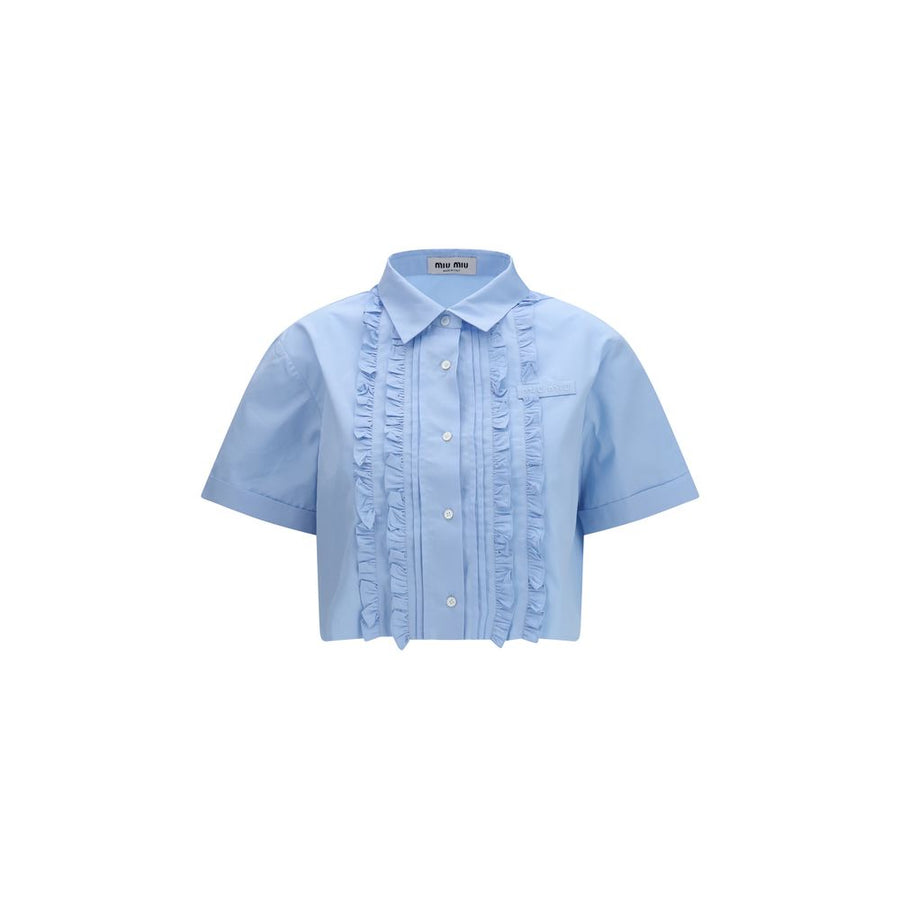Miu Miu 100% Cotton blouse in blue