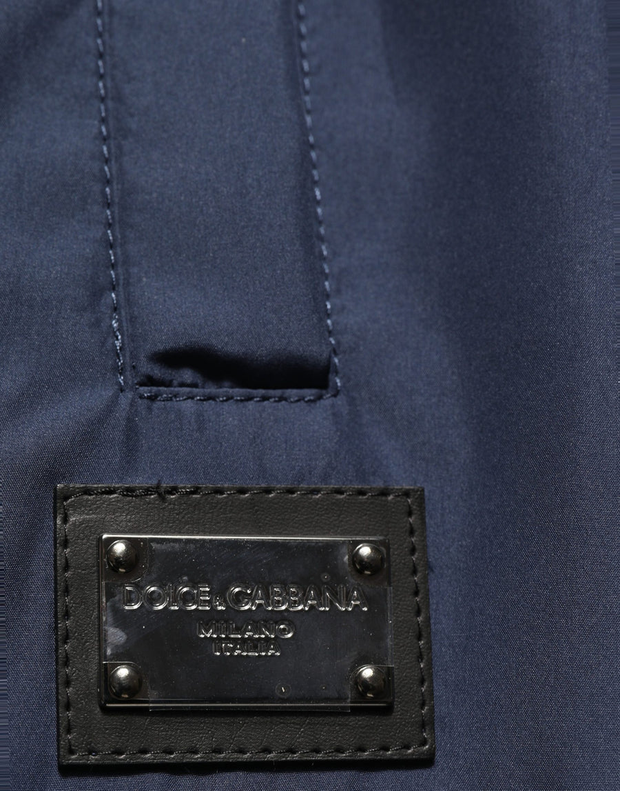 Dolce & Gabbana 100% Polyester joggers in navy